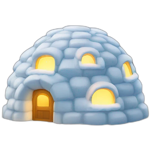 igloo idea bulb big emoji