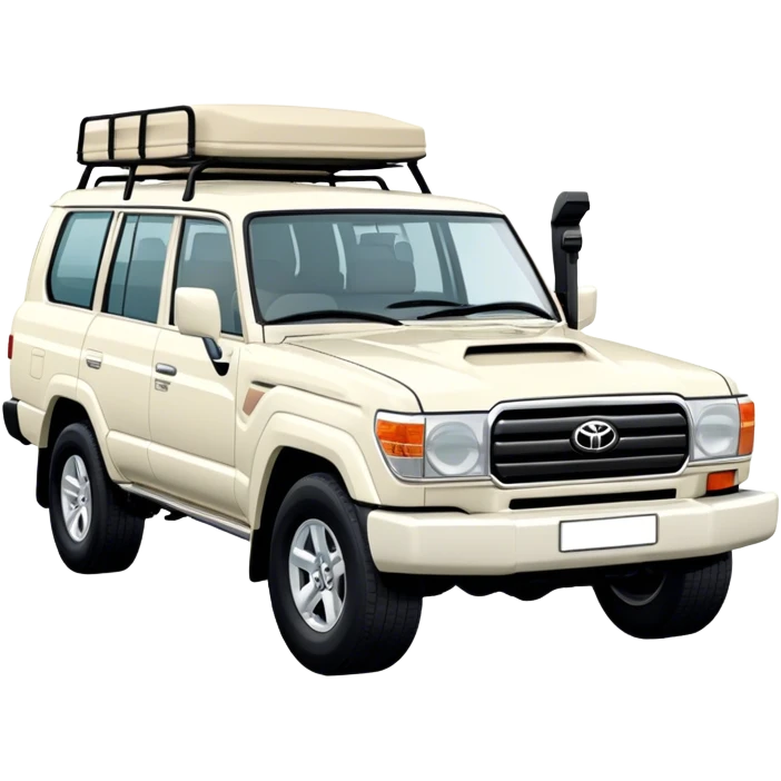 Toyota Land Cruiser - Toyota (Model Year: 2021) (Iconic colour: White) emoji