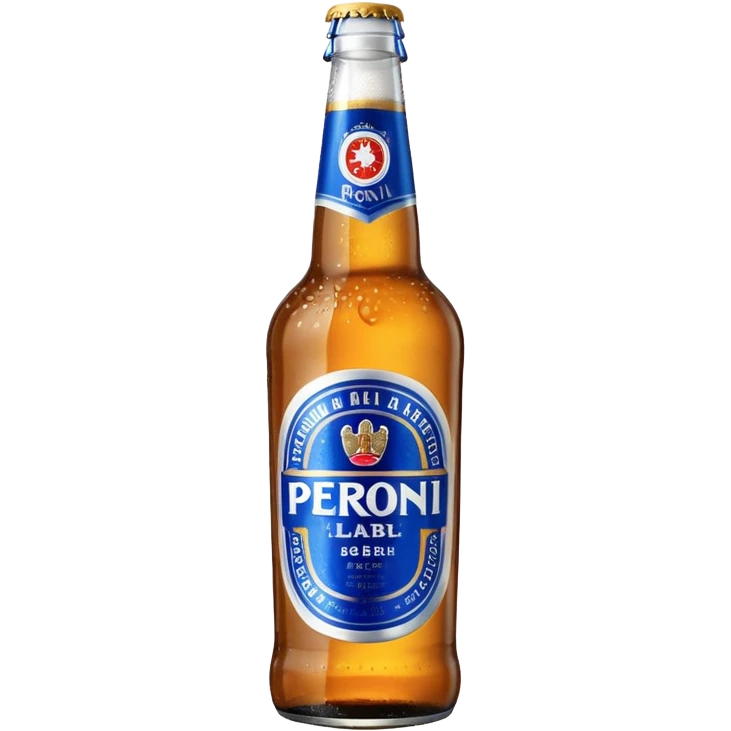Peroni beer bottle emoji