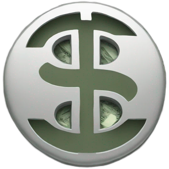 MACOS ICON STYLE dollar sign SYMBOL simple icon emoji