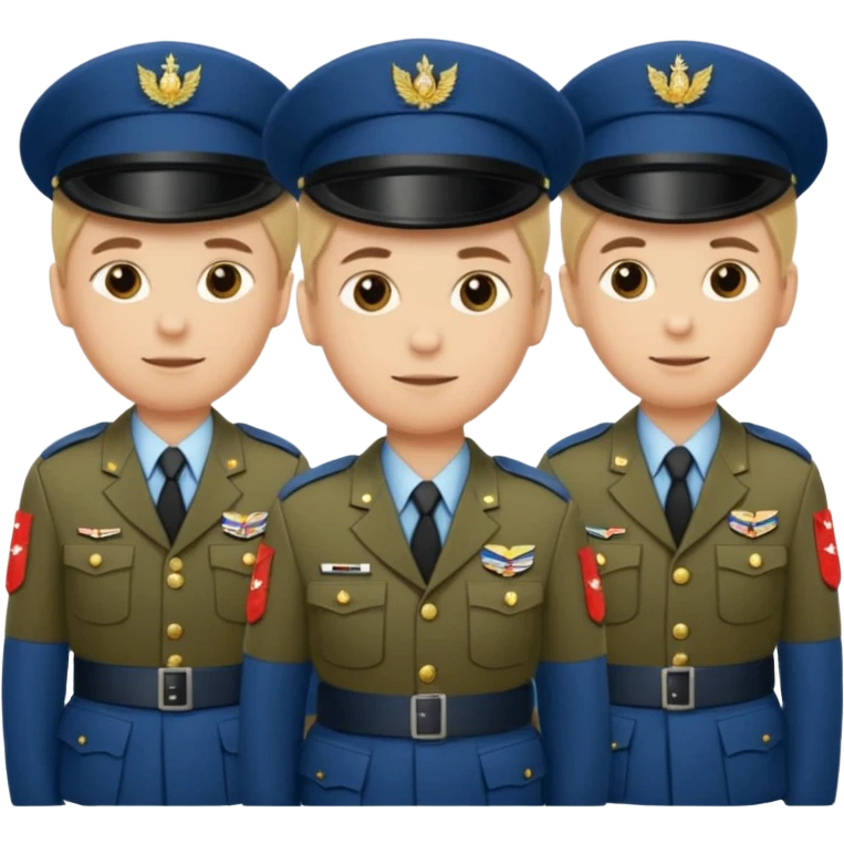 Soldaten in uniform der salotiert und den SAS Buchstaben auf der Mütze und Uniform emoji