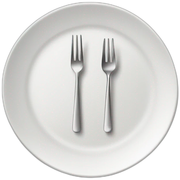 plate knife fork emoji