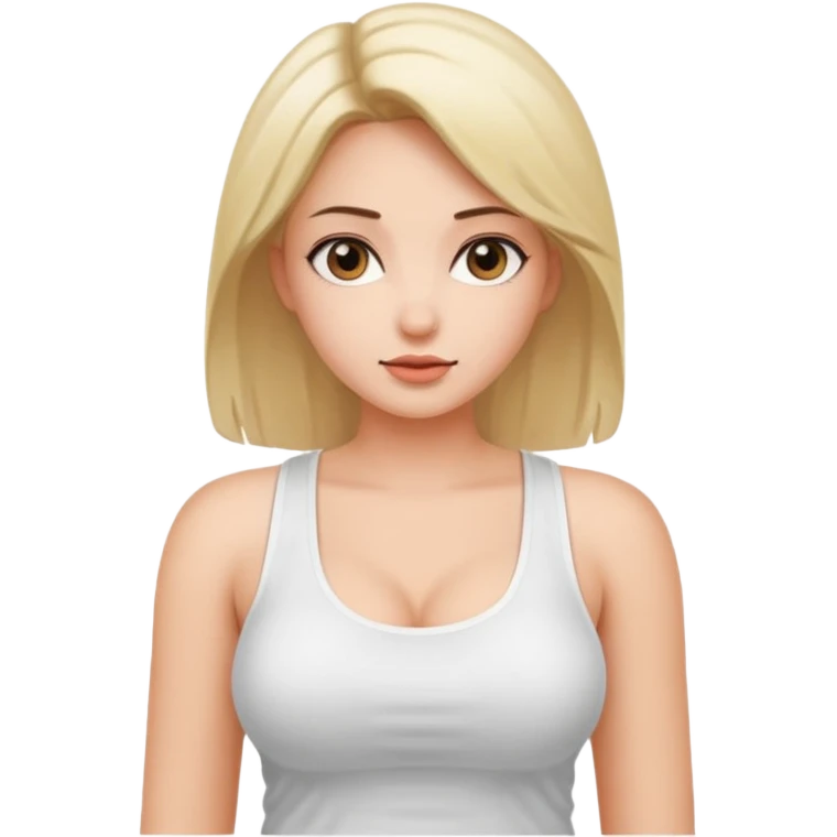 a girl with big boobs emoji