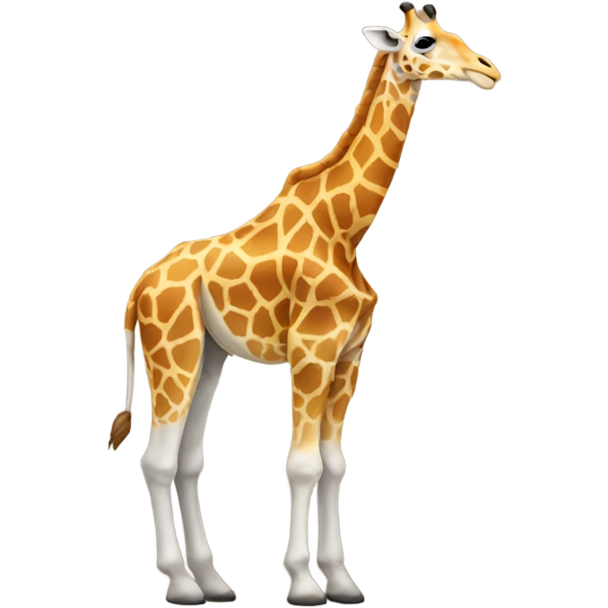 Headless giraffe emoji