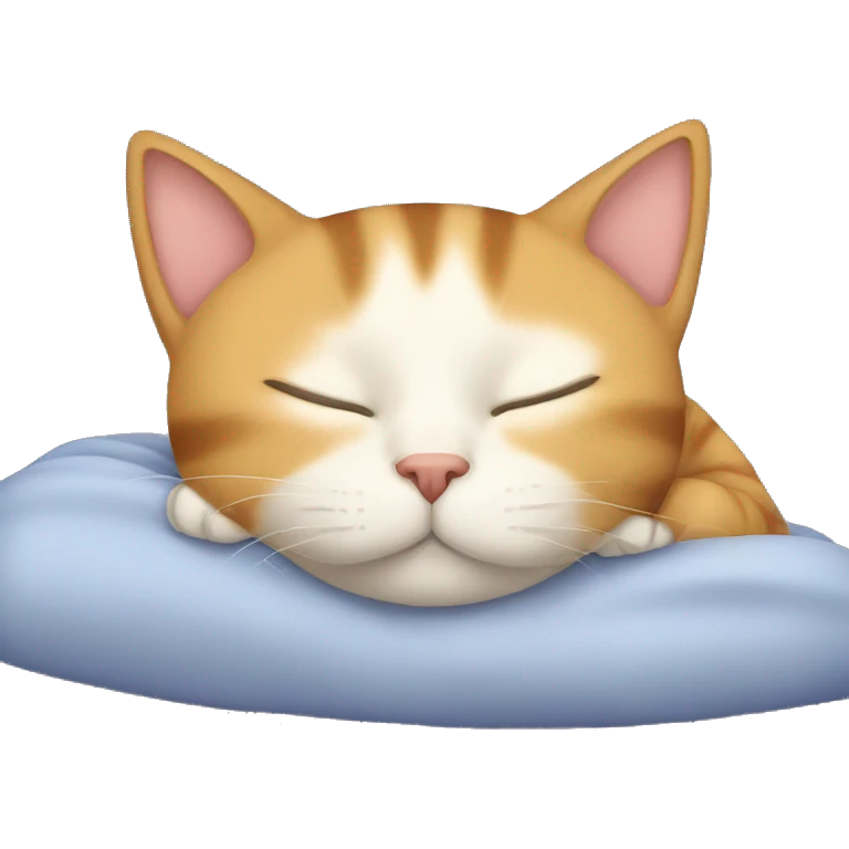 Cat sleeping  emoji