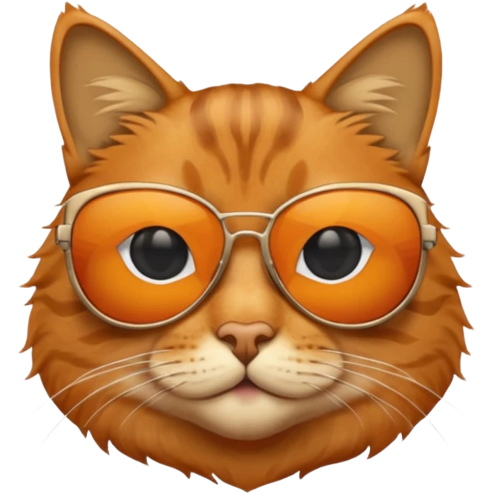 Cat wearing sunglasses emoji