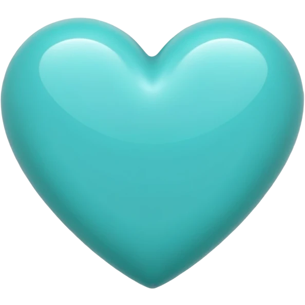 turquoise heart emoji