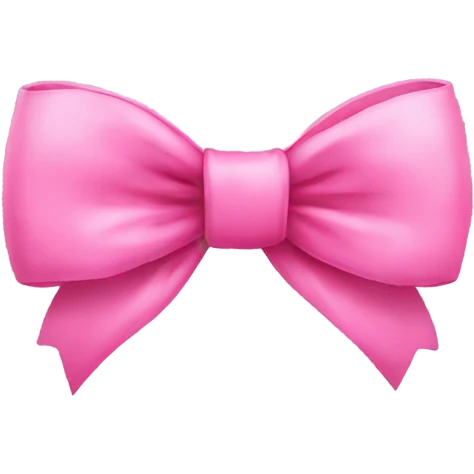 bow pink  emoji
