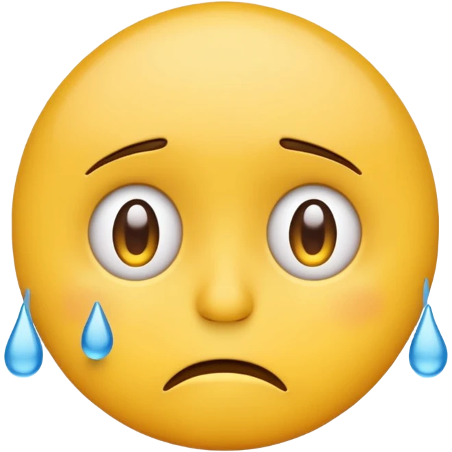 Sad, confused, emoji face not human emoji