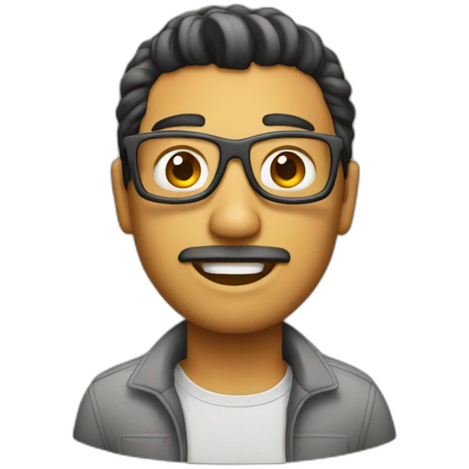 Developer with a mac emoji