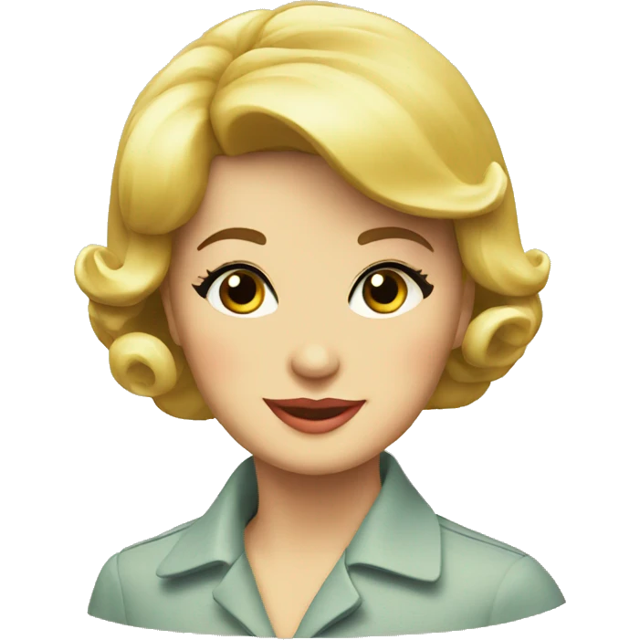 Retro 60s advert emoji