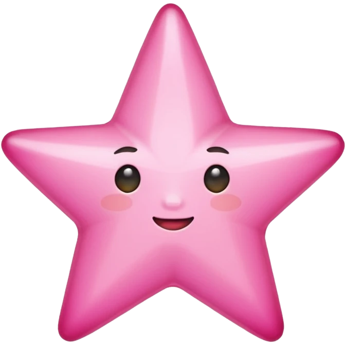 pink star emoji