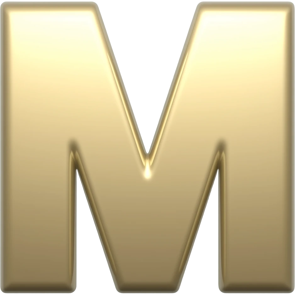 Letter "M" emoji