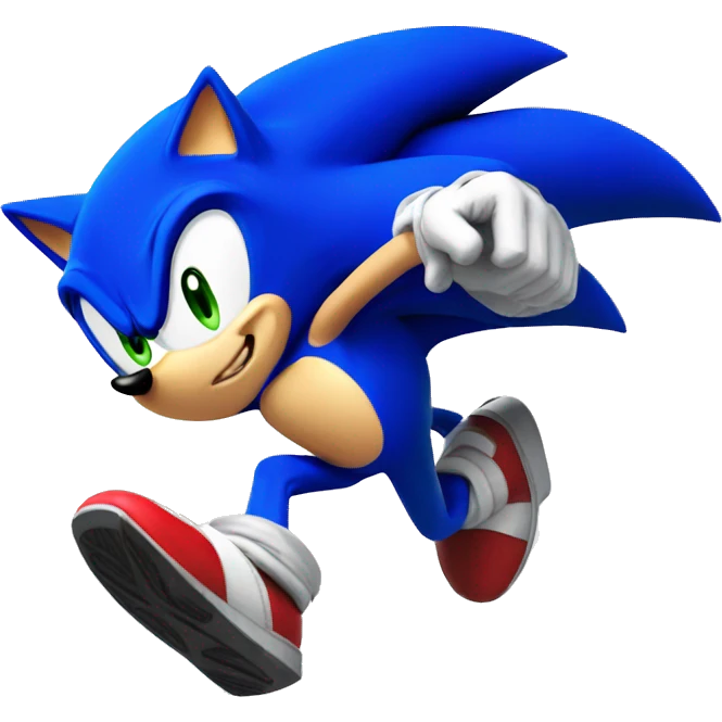 Sonic speed emoji