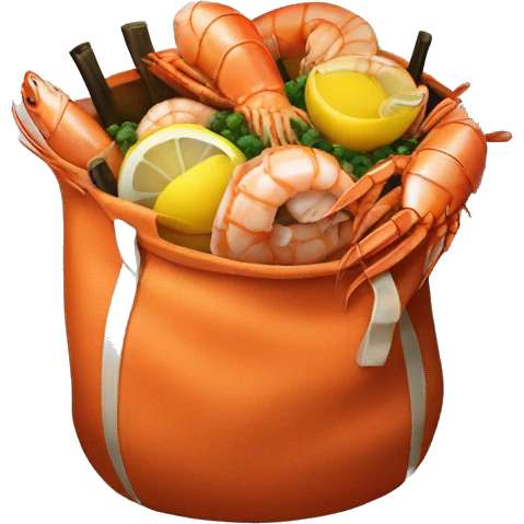 seafood boil bag emoji
