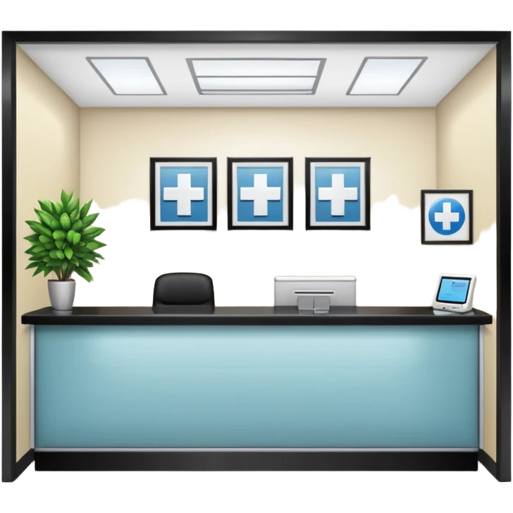 hospital reception emoji