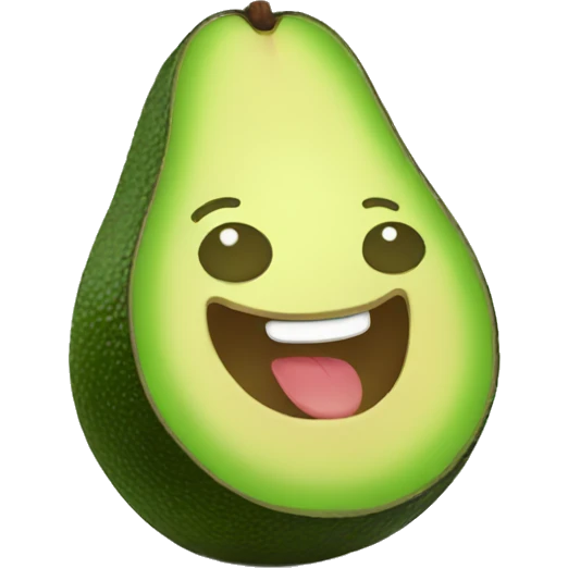 Happy Avocado  emoji