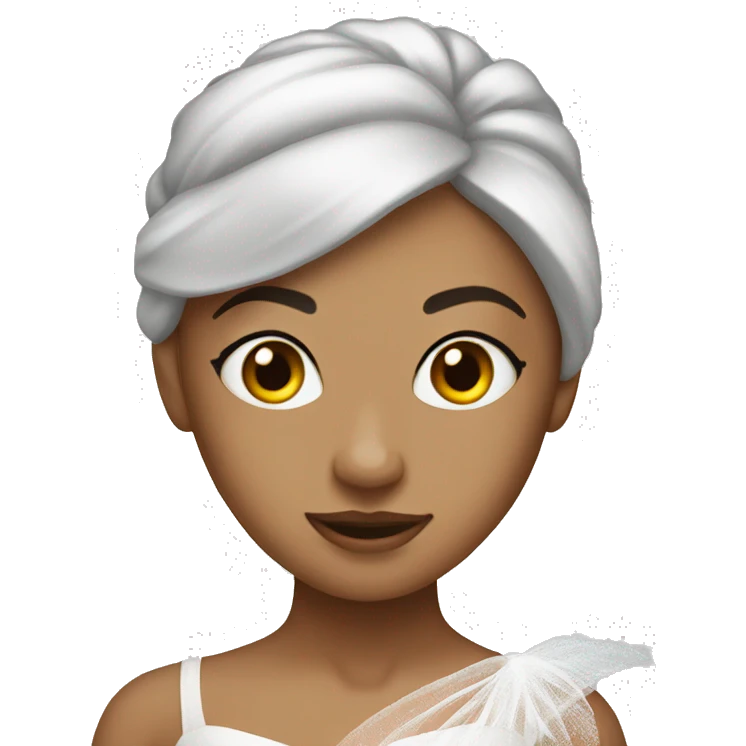 white ballerina emoji