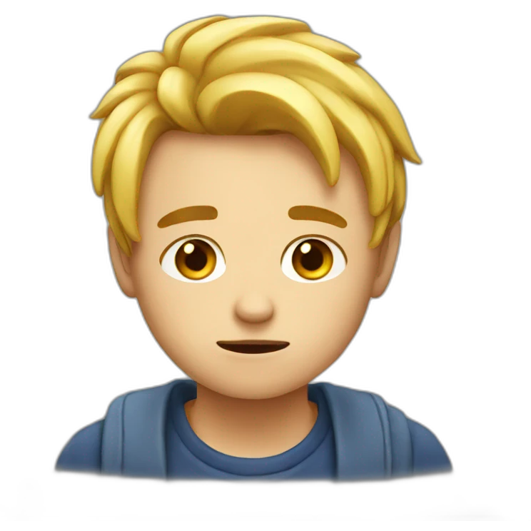 Cry boy emoji
