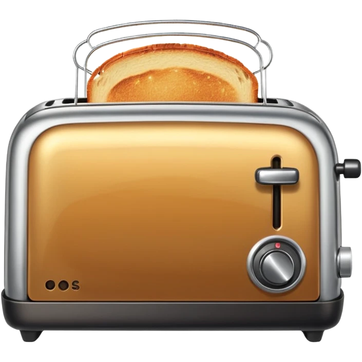toaster with toast in it emoji