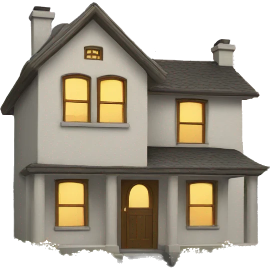 house for sale, two cats emoji
