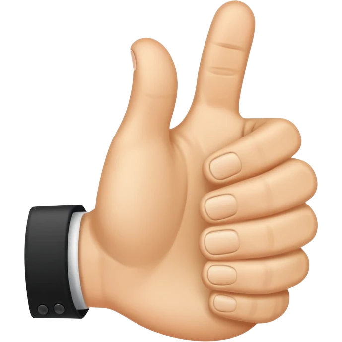 thumbs up hand emoji