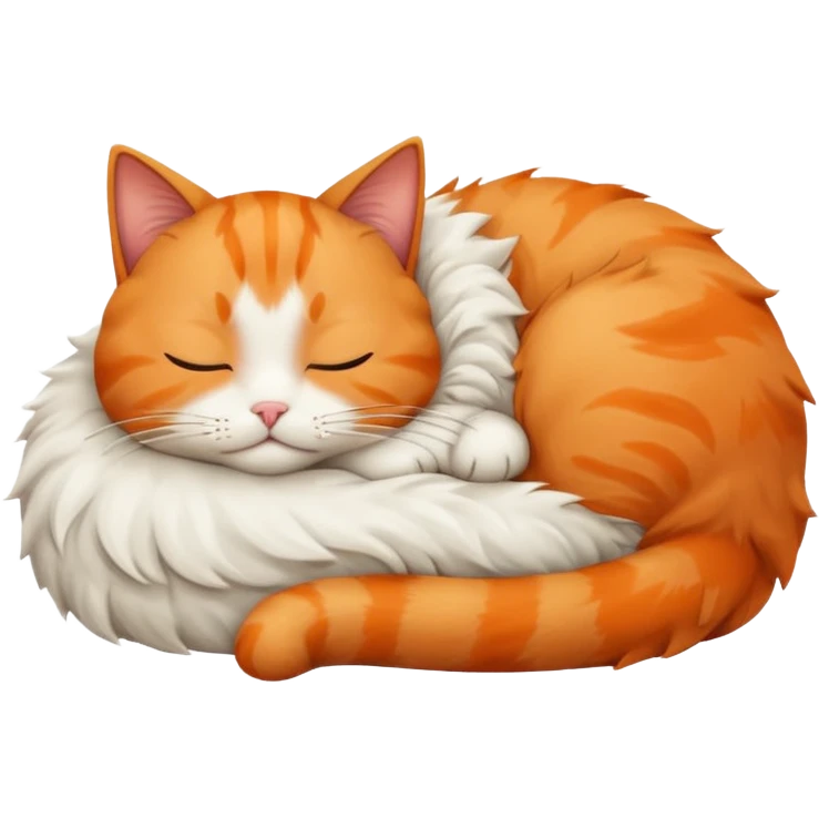 Cat sleeping  emoji