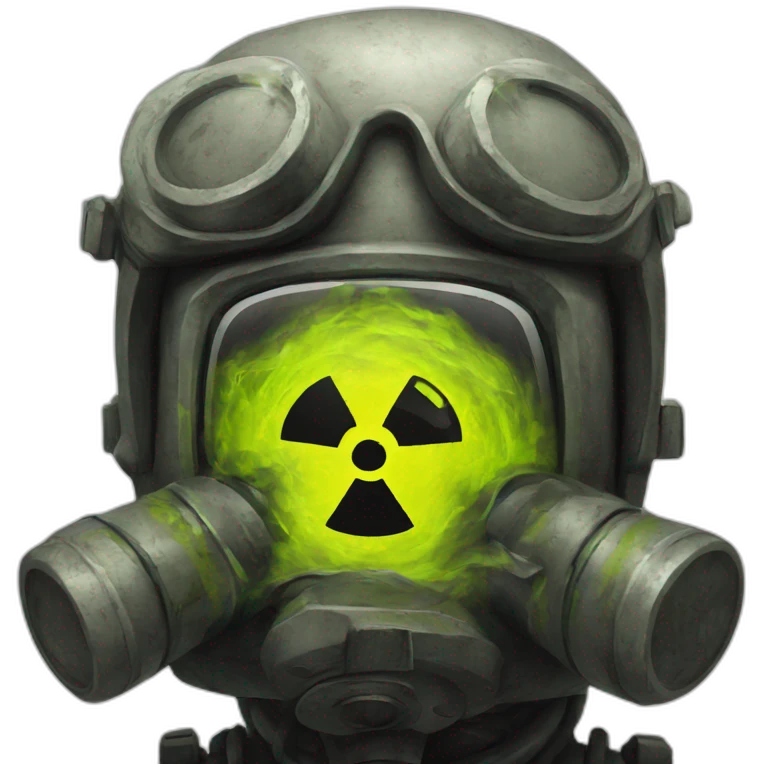 radioactive sign emoji