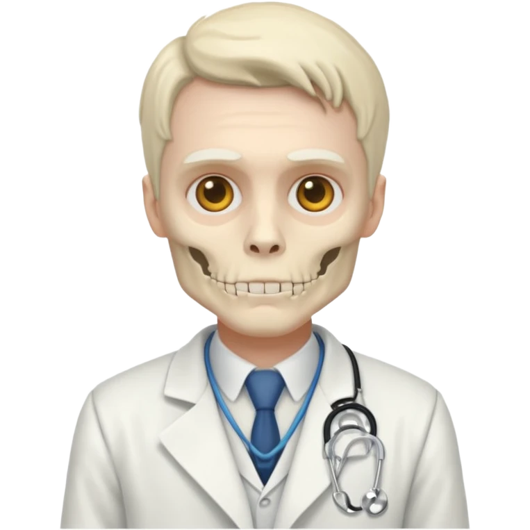 skeleton doctor emoji