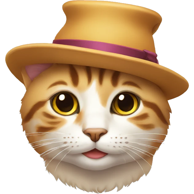 cat with hat emoji