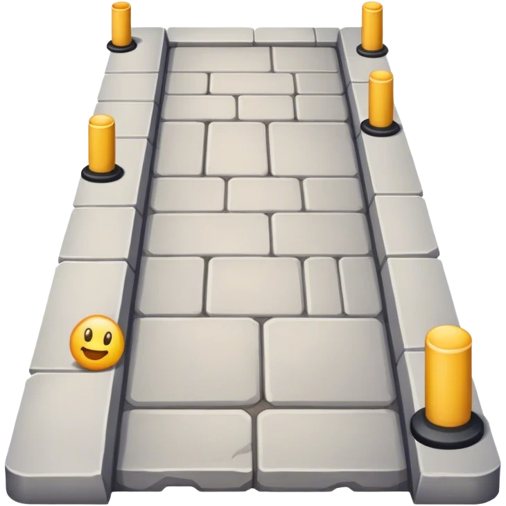 Sidewalk no flowers emoji