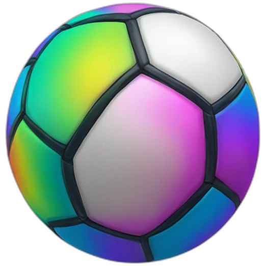 majin bu rainbow flicks soccer ball emoji
