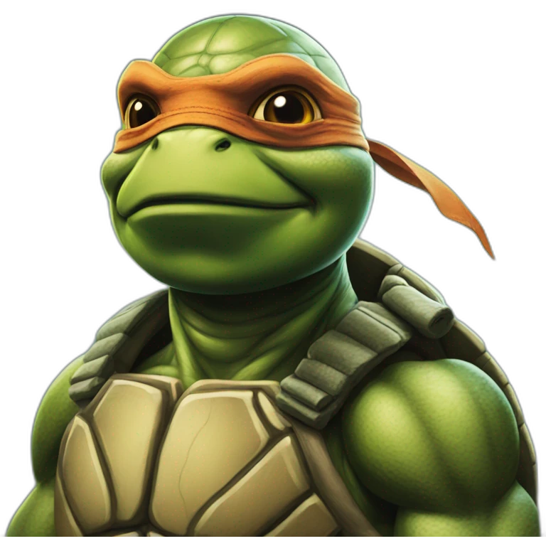 ninja turtle hyper realistic emoji