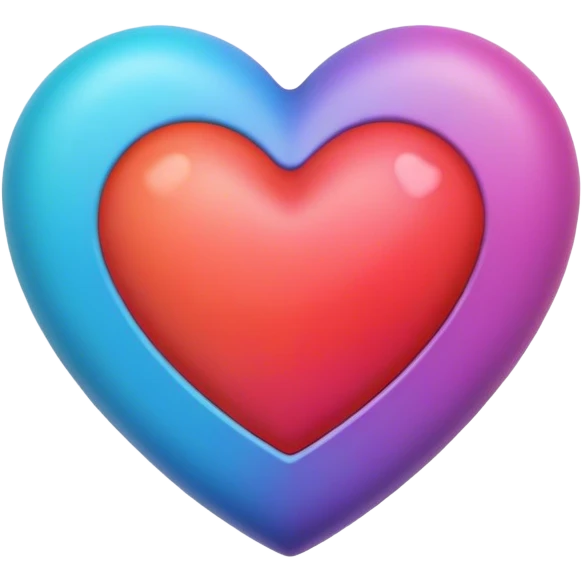 cœur multicolore  emoji