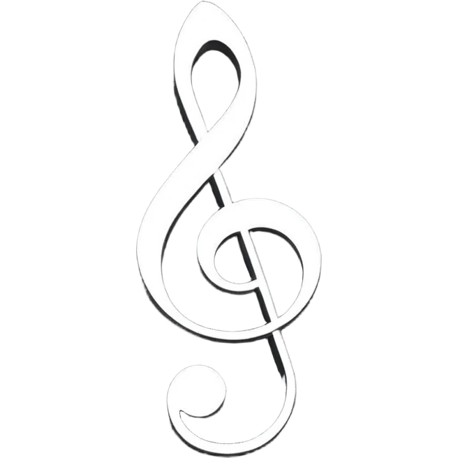 Music clef emoji