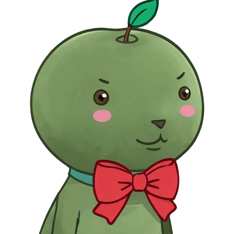 cherry with a bow emoji
