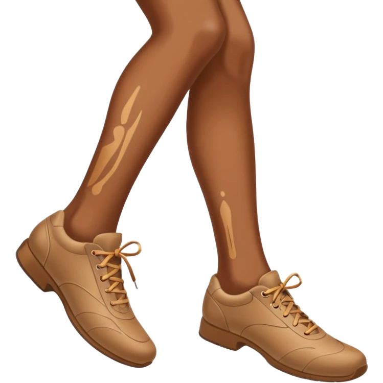 a shoe with a foot inside, stepping and showing a clear shoe print below. and leg with motion line







 emoji