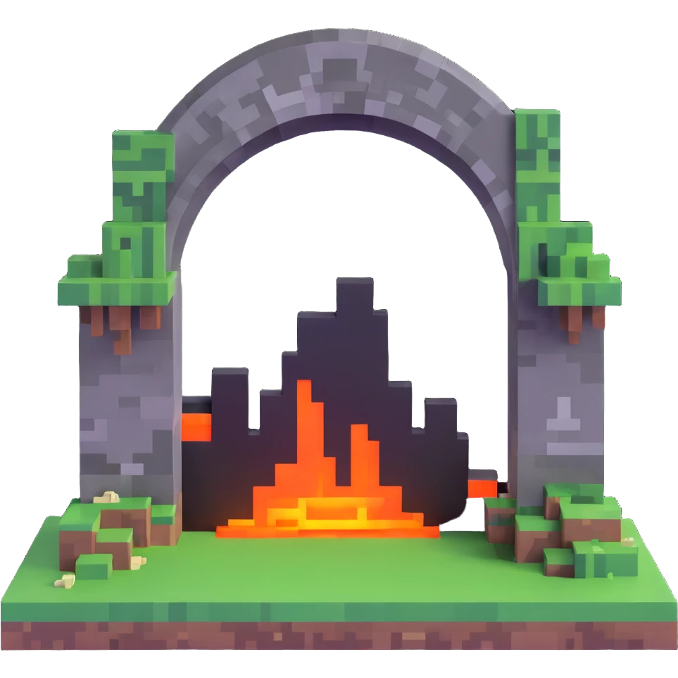 Minecraft End portal emoji