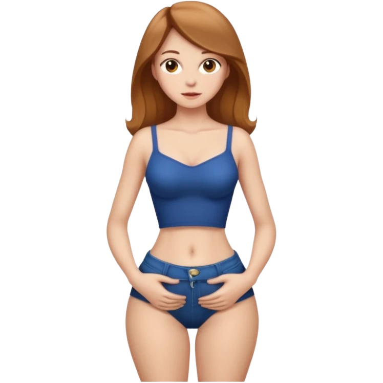 Skinny legend. Girl with Super tiny toxicly dramatic waist compared to her hips/chest emoji