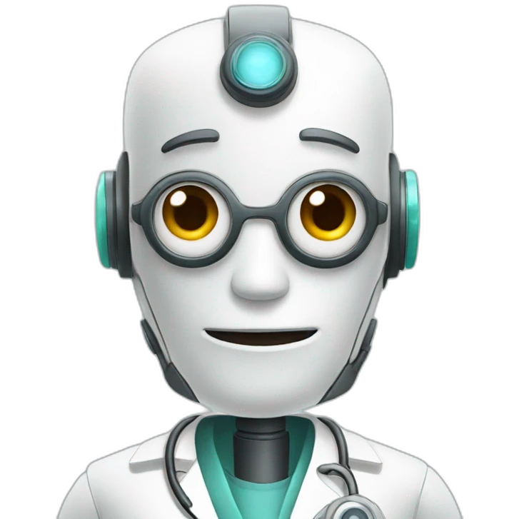 Doctor robot emoji