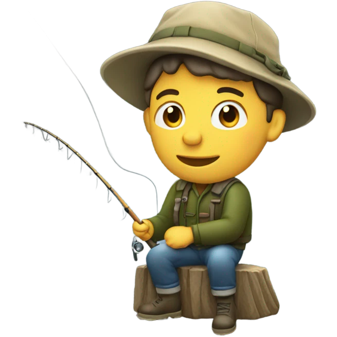 Guy fishing  emoji