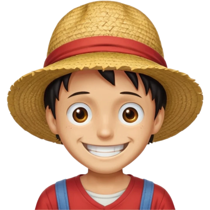 Lufy dans one pièce emoji