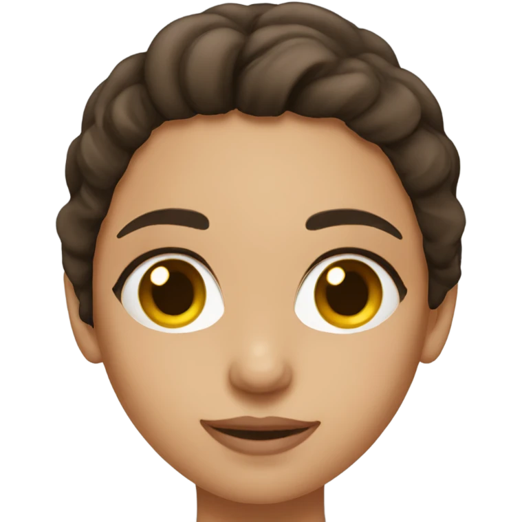 brunette girl emoji