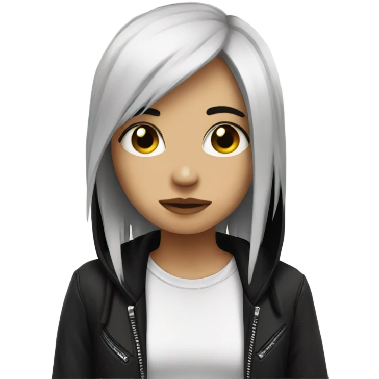 emo girl emoji