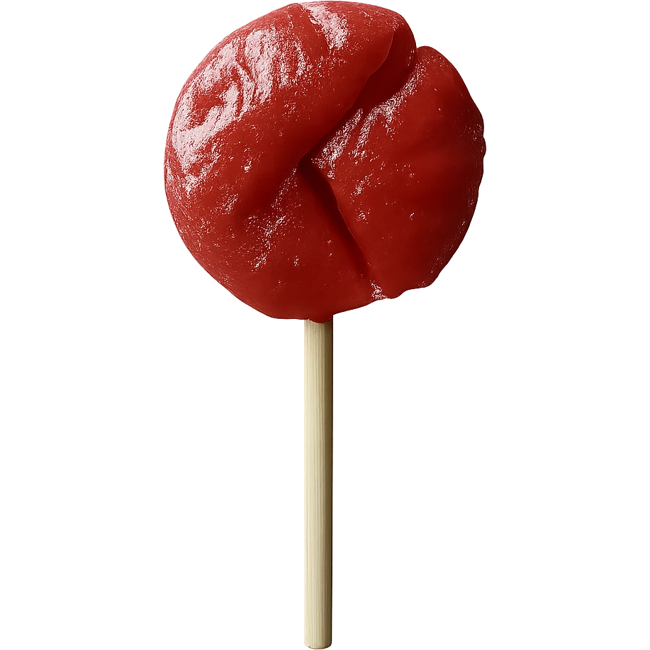 Remove the background, keep the lollipop on a transparent background. emoji