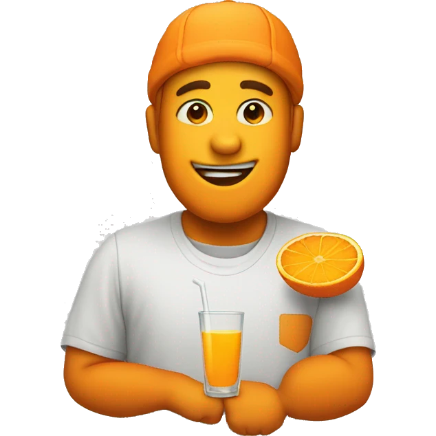 Orange juice emoji