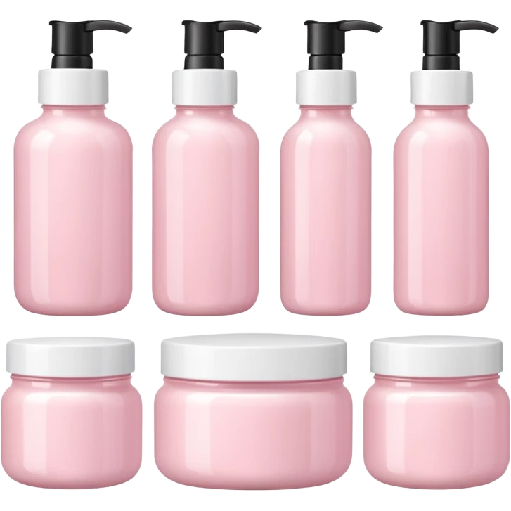Light Pink skincare set emoji