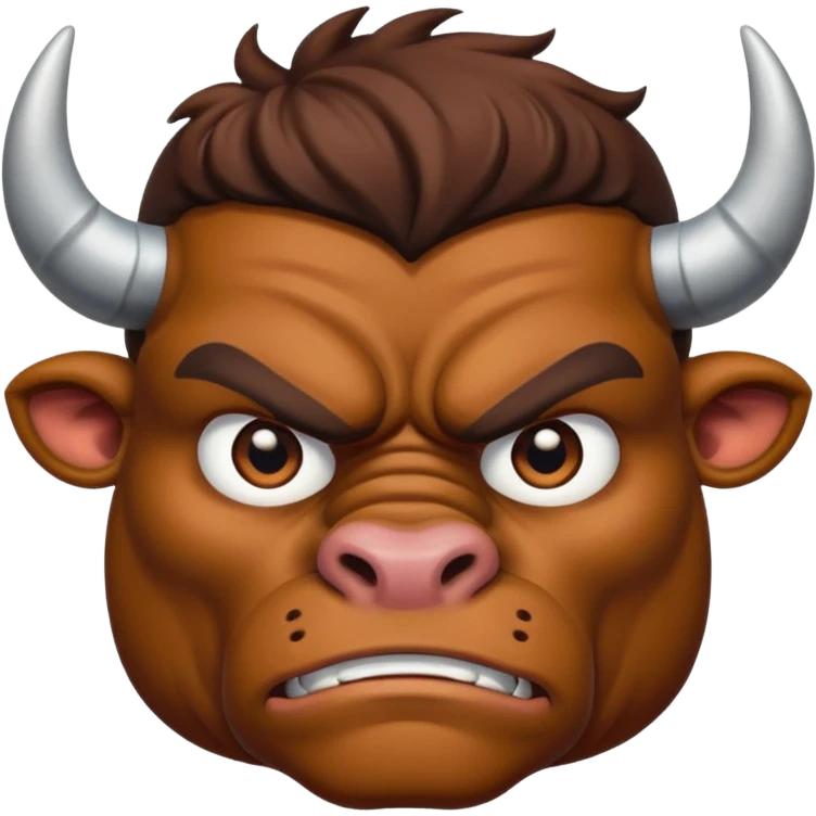 anfry bull face emoji