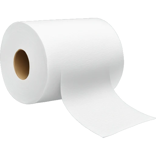 Toilet paper folded into a triangle  emoji
