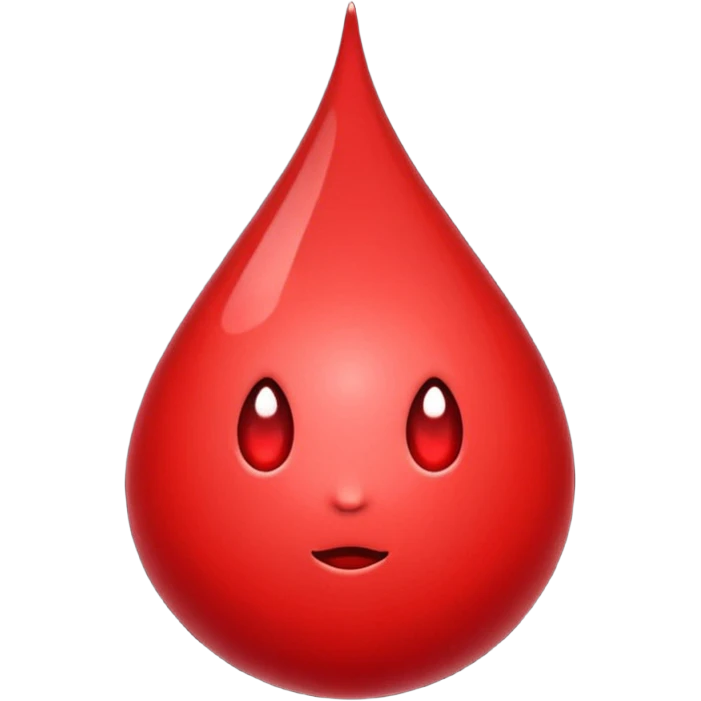 Gota de sangre emoji